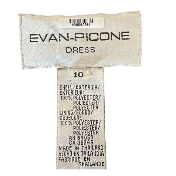 Evan-Piccone Midi Dress Black Women10 Flat Black sleeveless scoop neck - Picture 8 of 11